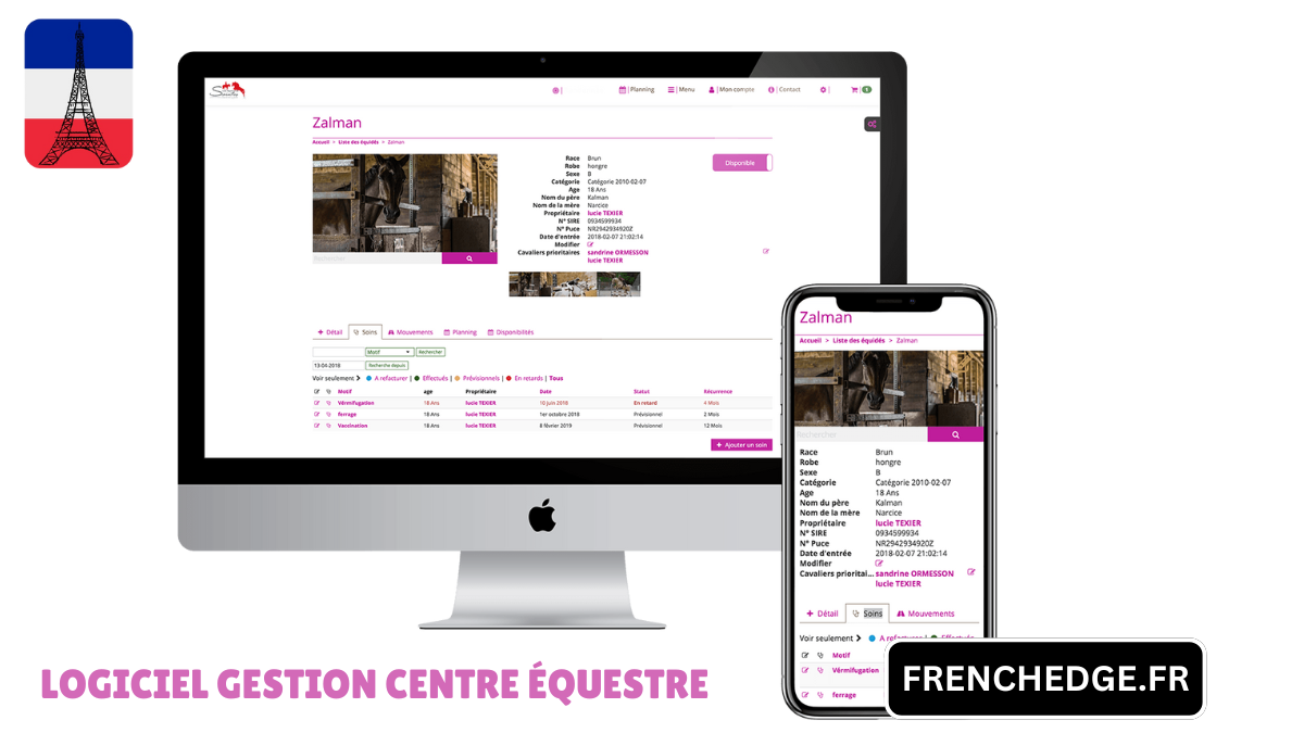 Logiciel gestion centre équestre