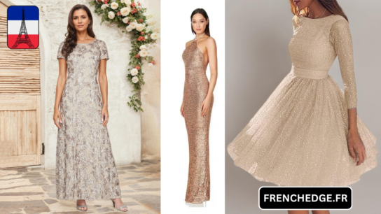 Robe Champagne Paillette